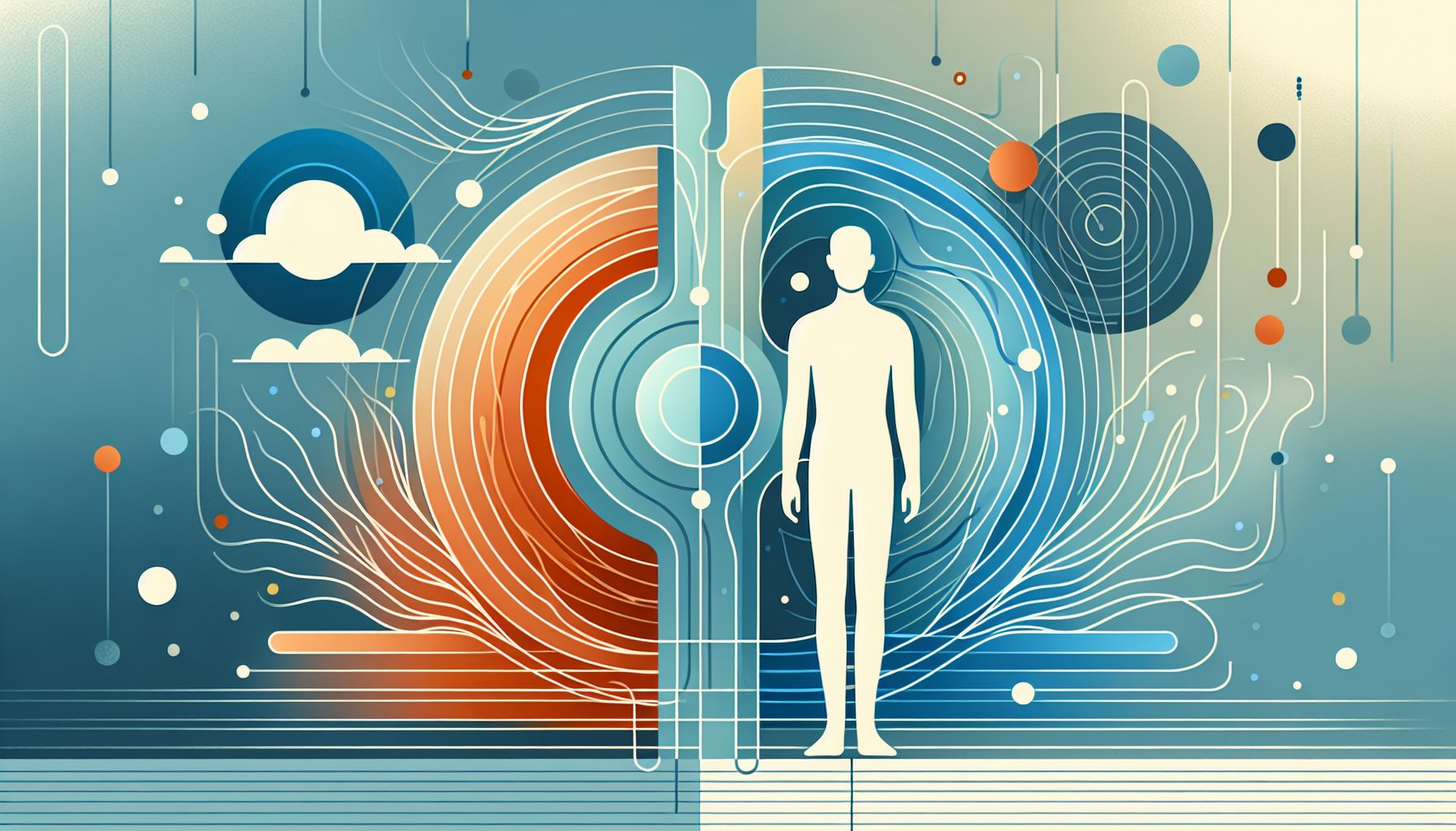 シネンシス冬虫夏草 作用機序で生まれる静かな内的バランスと安定した活力を抽象的に表現