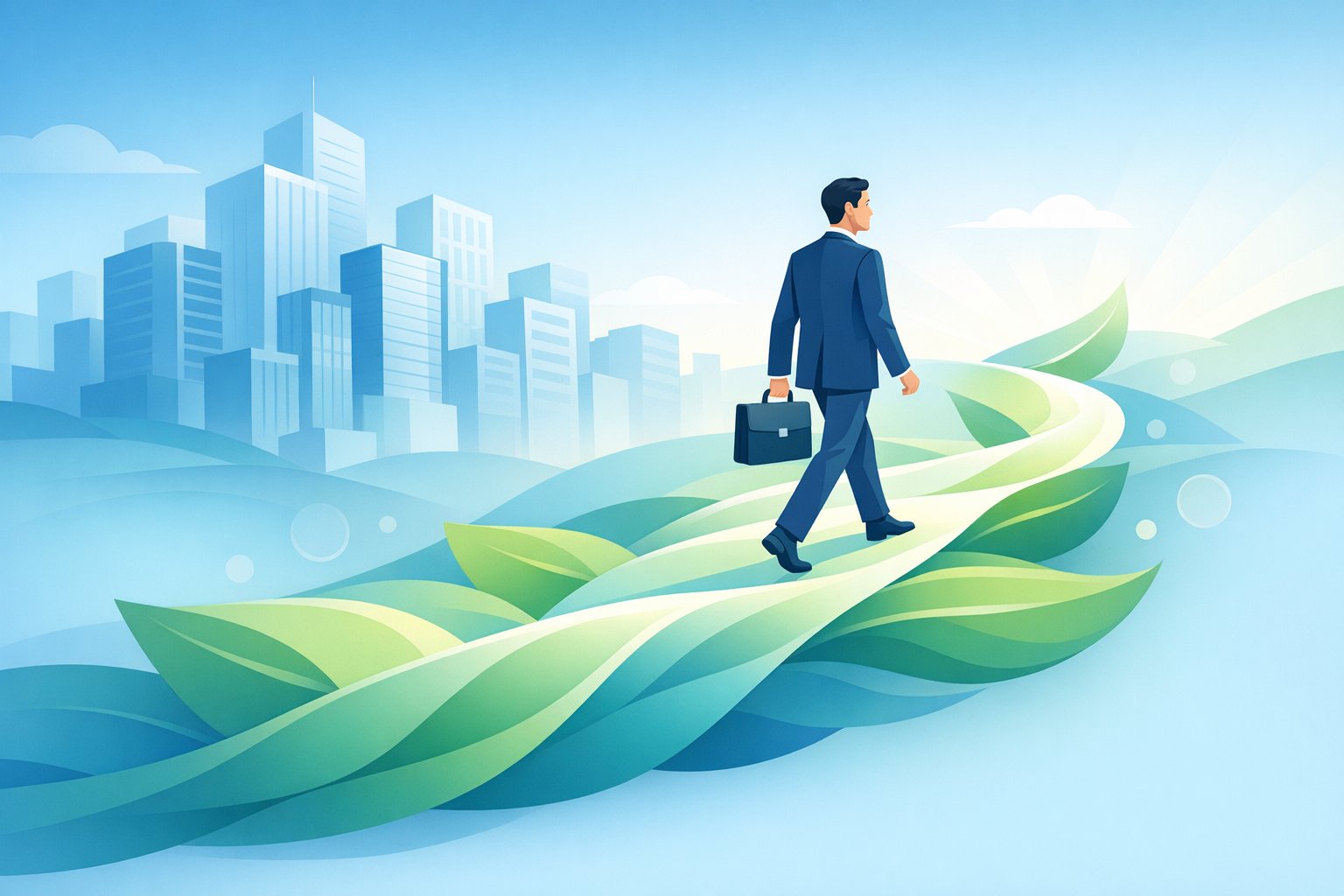 シネンシス冬虫夏草 スタミナで穏やかに活力が続くビジネスマンの前向きな歩み